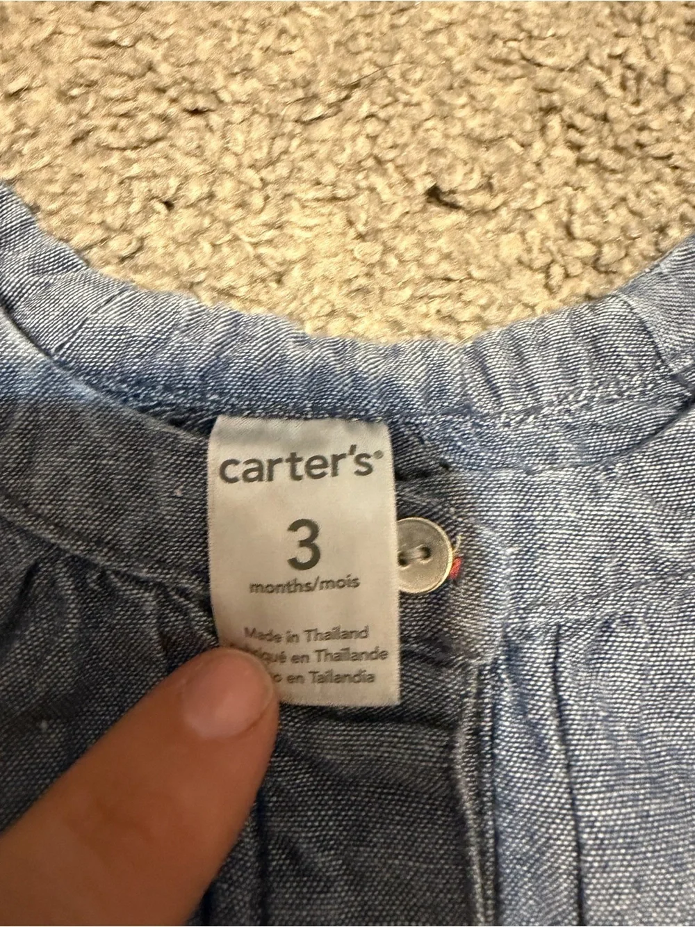 Carters light blue